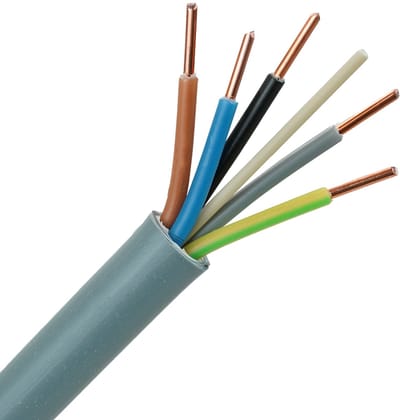 Ymvk kabel 5x2.5mm2 per rol van 50 meter
