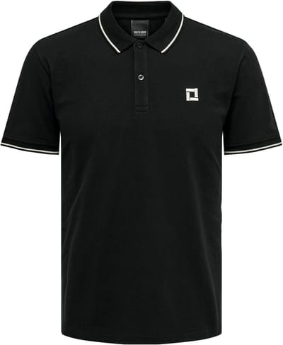 ONLY & SONS ONSFLETCHER LIFE SLIM SS POLO NOOS Heren Poloshirt - Maat XS
