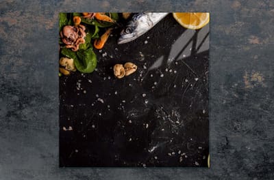TMK ArtDeko Serie - Beschermplaat Glas - 50x52 cm - Verschillende Grafieken - Ondersteuning Voor Alle Fornuizen