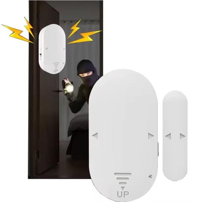 1x Deur alarm - 130 dB - Sensor - Raamalarm - Raam & Deur alarm - Sirene met beveiliging - Deuralarm met sirene - Magnetisch alarm - Bewegingssensor - Trillingssensor van glas - Inclusief Batterijen - Waarschuwings Alarm Tegen Inbrekers en Indringers