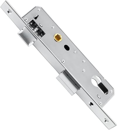 Veiligheidsbeslag voor Tuindeuren, Roestvrijstalen Insteekslot, Geschikt voor Metalen Poorten, 85 x 30 mm, Eenvoudige Verwijdering, Duurzaam en Betrouwbaar
