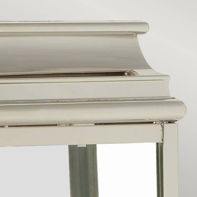 Landelijke Wandlamp - Steady Lighting -  - Landelijk - E27 - L: 8cm - Voor Buiten - Woonkamer - Eetkamer - Zilver