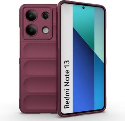 Coverup Hoesje - Geschikt voor Xiaomi Redmi Note 13 4G Hoesje - Coverup Hands-On Rugged Back Cover - Bordeaux