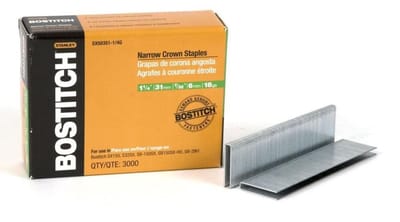Smalle kroonafwerking nieten 1 1/4 inch 18 gauge