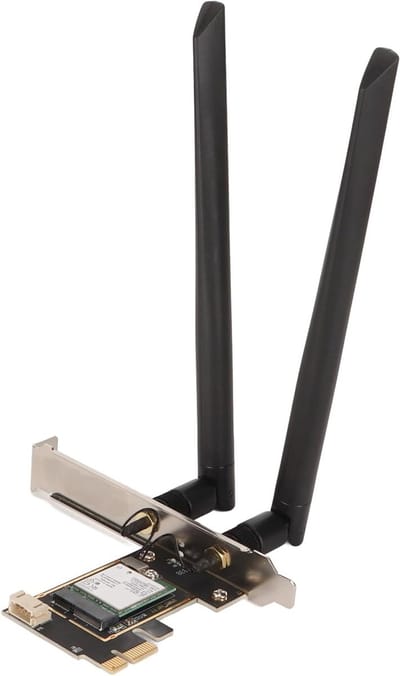 Tri-Band PCIe WiFi 7 Kaart met Bluetooth, Draadloze Netwerkadapter voor Windows 10/11 en Linux, 8774 Mbps Snelheid