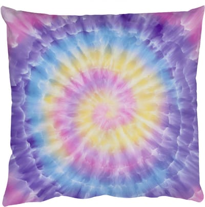 Sierkussens - Kussentjes Woonkamer - 50x50 cm - Spiraal - Tie dye - Pasteltinten