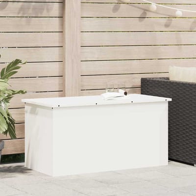 vidaXL - Tuinkussens - opbergdoos - Gegalvaniseerd - staal - 100 - x - 50,5 - x - 50 - cm