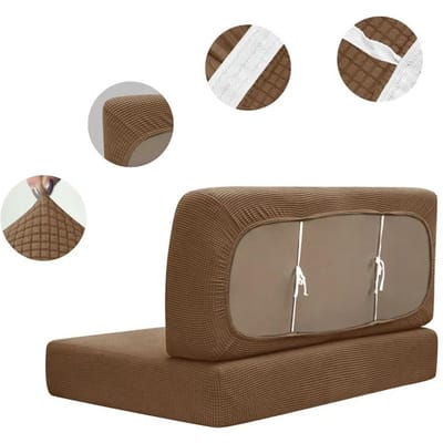 RV Eethoek Kussenhoezen Jacquard Stretch RV Eethoek Stoelhoezen Wasbare Loveseat Slipcovers voor RV Camper Auto Bankzitten 1 Set