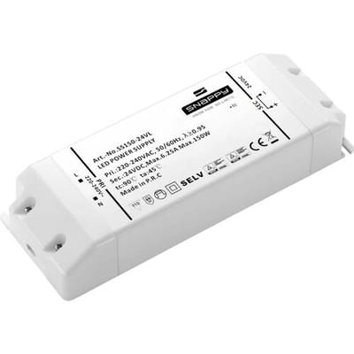 Dehner Elektronik SS 150-24VL LED-driver 50 W 6.25 mA 24 V/DC Overbelastingsbescherming, Overspanning 1 stuk(s)