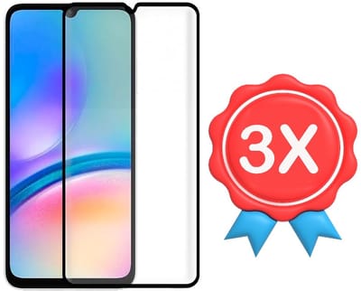 Screenprotector Geschikt voor: Samsung Galaxy A26 / A17 (5G) - Full 3x - screen protector - volledige glas - bescherming - beschermglas - ZT Accessoires
