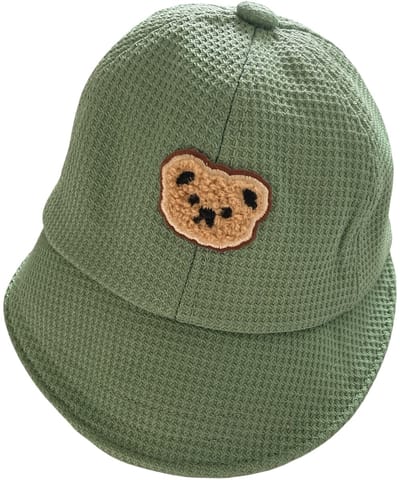 IL Bambini - Zonnehoedje baby - Baby hoedje - Zonnehoed kind - Bucket Hat- 8 tot 36 maanden - Beer - Groen