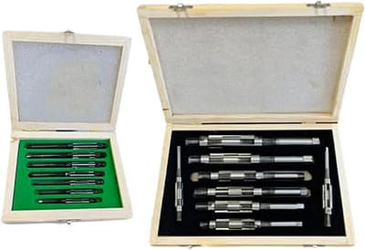 Verstelbare Hand Ruimers Set van 15 Stuks voor HV Naar H11 Maten 1/4 " tot 1 1/16 " Inch met 6 Bladen