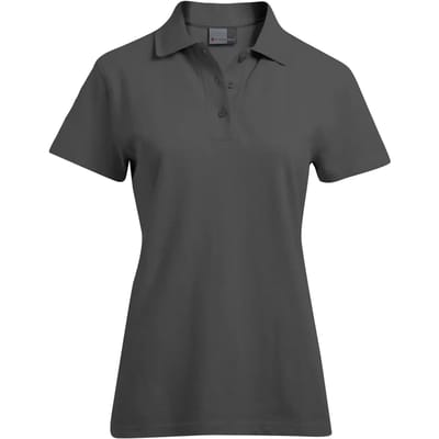 Damespolo 'Superior' met korte mouwen Steel Grey - S