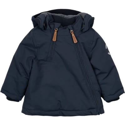 Baby jas met capuchon Mikk-Line Solid