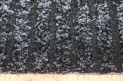 PRIMA - Heavy Duty - Deurmat - Schraapmat - Loper - Ribbel - zwart - antraciet - 80x160cm - antislip