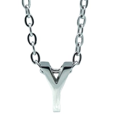 Ketting Letter Y Letterhanger - Minimalistisch - Premium Staal
