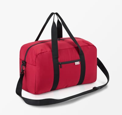 Travelsentry - Weekendtas - Opvouwbaar - Reizen - Accessoire - Rood - Compact - 48*28*22 cm - Rpet - Voorkomt Onnodig Plastic Gebruik - Duurzaam