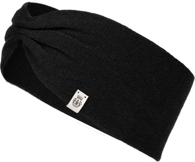 ROECKL Hoofdband Pure Cashmere Headband Black Zwart