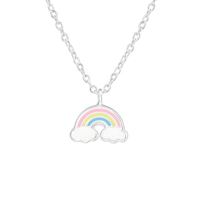 Di Lusso - Collier Elvira - Epoxy - Zilver 925 - Meisjes - 39 cm