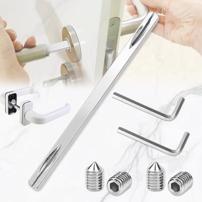 Vierkante drukpin 8mm x 150mm voor deurhendel - Stevige bevestiging, eenvoudig te installeren, geschikt voor binnen- en buitendeuren