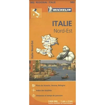 Michelin wegenkaart Regional 562 Italië noord-oost