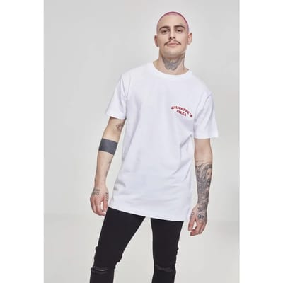Mister Tee T-shirt Giuseppe's Pizzeria Tee White