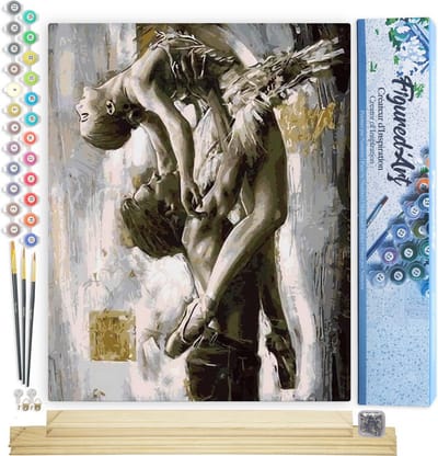 Figured'Art Schilderen op Nummer Volwassenen - DIY acrylverf kit - 40x50cm