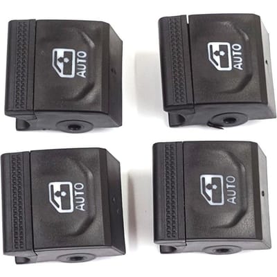 BDP1210-2 4 stuks Raamheffer schakelaar reparatieknop afdekking voor Renault Clio MK5 Captur MK2 5-deurs 254107073R