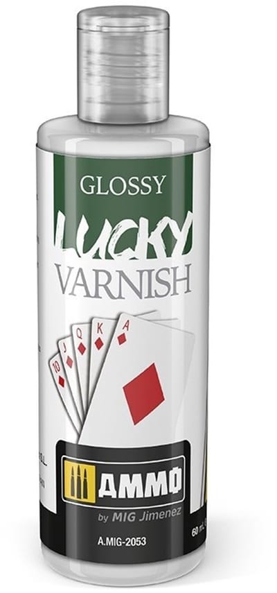 AMMO by Mig Jimenez Hobbyverf Acrylverf - MIG 2053 Lucky Varnish - Glossy - Acryl (60 ml) Verf flesje - 60 ml