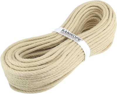 Hennep Touw - Vastzet Touw - Klussen en Bevestigen - 4-Snoeren Gedraaid - 14mm x 20m