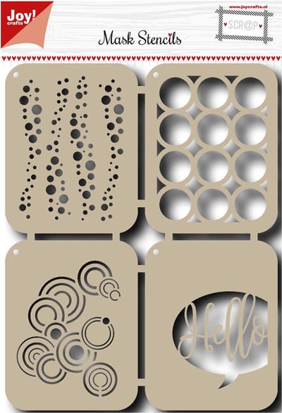 Joy!Crafts mask stencil bubbels 189x240mm