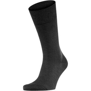 FALKE Sensitive Berlin met comfort tailleband wol katoen sokken heren zwart - maat 39-42