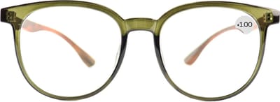 Montour Leesbril - OTIS - plus 1.00 - Rond Model - Groen - Dames - Heren - Unisex