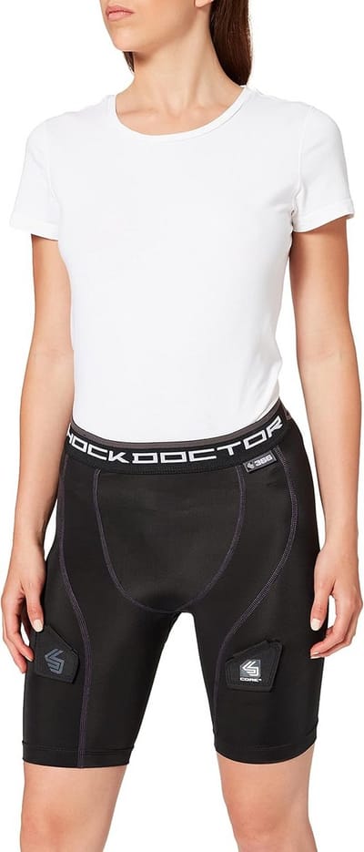 Compressie Hockeybroek Dames met Bekkenbeschermer voor Diepe Bescherming