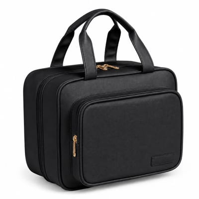 Hangende Toilettas Unisex - Reis Toilettas met Ophanghaak - Make-up Organizer - Waterafstotend - zwart