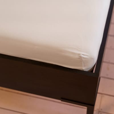 Kayori Saiko Hoeslaken Premium Jersey - 80-100x200-220cm - Matrasdikte 35 cm - Biologisch Katoen - Nude
