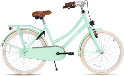 Meisjesfiets 24 inch - Verstelbaar Zadel & Stuur - Met Terugtraprem en Handrem