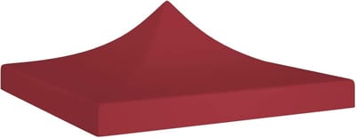 Partytent Dak - Tentzeil Vervanging - Feestelijke Bijeenkomsten - UV- en Waterbestendig - 2x2 meter - Bordeauxrood