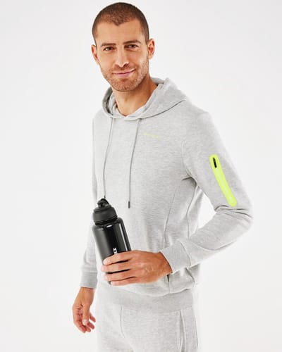 Mexx Hooded Sweater Grey Melee - Maat Xl