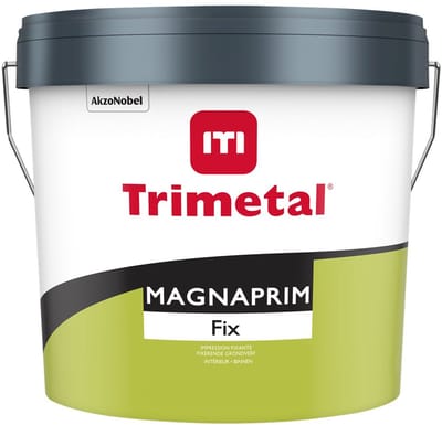 Trimetal Magnaprim Fix - Watergedragen dekkende en fixerende grondlaag voor binnen - Kleur RAL 9010 Pure White ( gebrokenwit) - 5 L