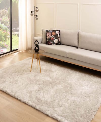 Velvet vloerkleed - Posh lichtzilver 280x380