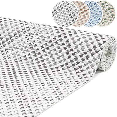 Zachte Antislip Badmat, Geruit en Waterdoorlatend, 100 x 65 cm