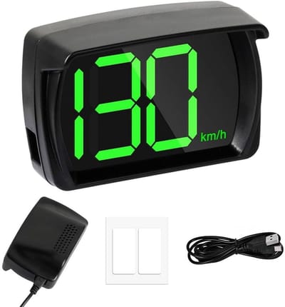 Allecto - Digitale Auto Snelheidsmeter - GPS Head-Up Display - 2.8 inch - Voor Alle Voertuigen - Snelheidsregistratie - Gebruiksvriendelijk - Nauwk...