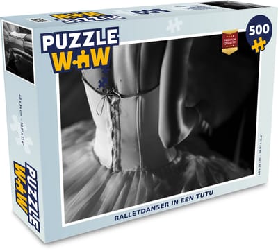 Puzzel Balletdanser in een tutu - Legpuzzel - Puzzel 500 stukjes