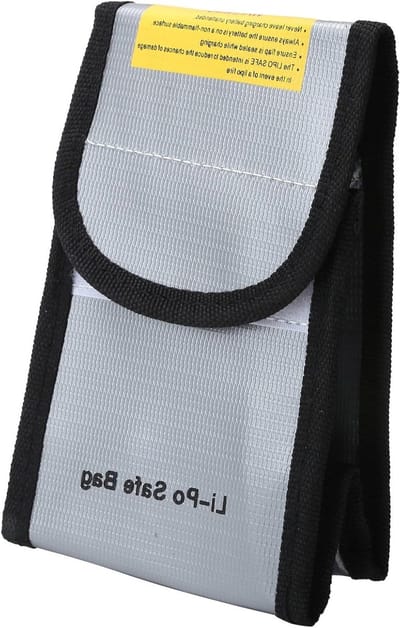 Veilige opslagtas voor documenten, geld en waardevolle spullen - brand- en waterdicht, 30 x 20 cm, ideaal voor batterijbescherming en explosieveiligheid
