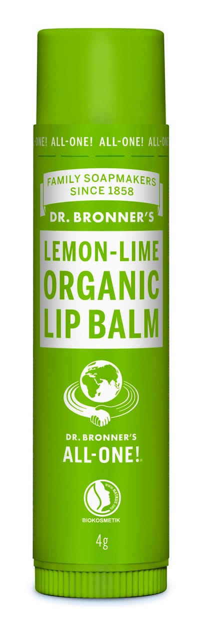 Dr. Bronner&rsquo;s Organic Lip Balm Unscented 4 g