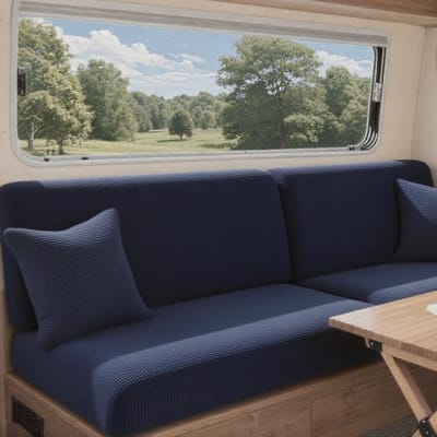 Waterdichte en Antislip Stoelhoezen voor Caravans en Campers, Elastische Bescherming voor Sofa en Rugleuning, Geschikt voor L 65-95cm en W 65-95cm