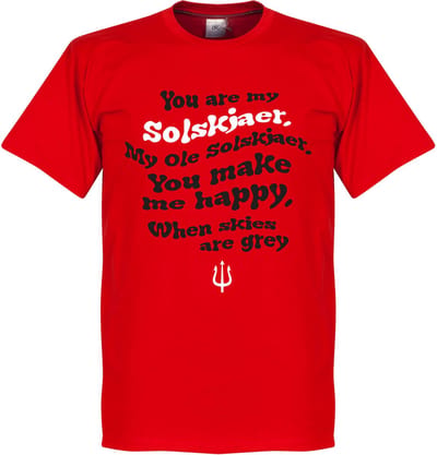 Ole Solskjaer Song T-Shirt - Rood - XXXXL