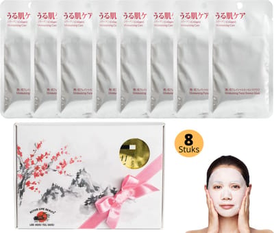 Mitomo Collagen Essence Giftset Vrouw - Gezichtsmaskers - Skincare  - Geschenkset Vrouwen Verjaardag