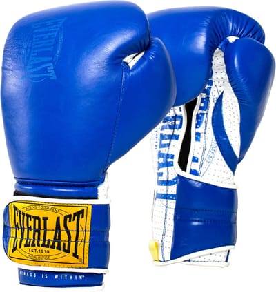 Everlast 1910 Sparring H&l Gloves, Blue 16-OZ